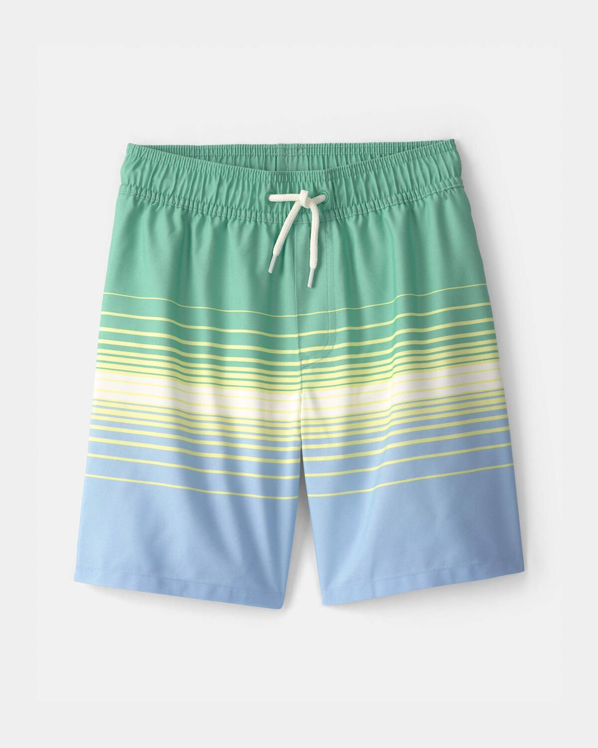Boys Striped Swim Trunks - Green/Blue | Carter's Inc