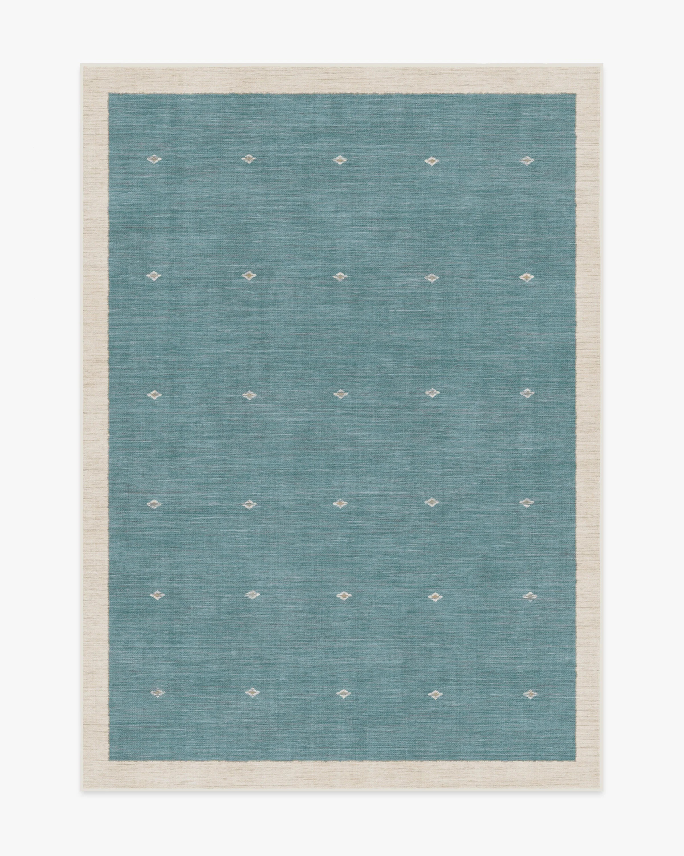Luna Soft Teal Rug | Ruggable