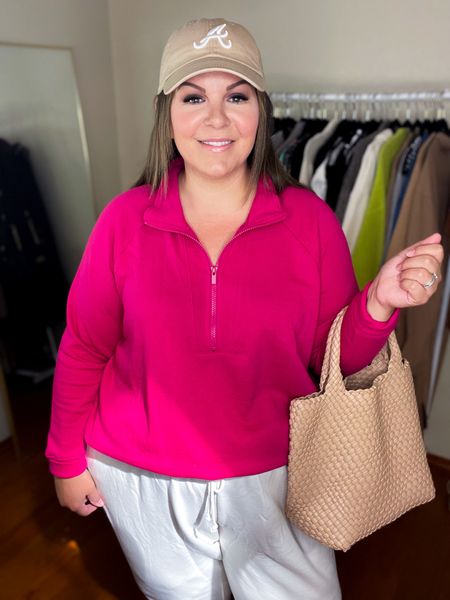 Easy plus size fall outfit! This is a perfect outfit for the carpool line or running errands. The plus size 1/4 zip pullover is around $21 and comes in sizes 0X-5X and 6 different colors. Wearing the pullover in a 2X and sweatpants in a 3X.

Casual outfits, carpool outfit, mom life outfit, work from home outfit, stay at home mom outfit, SAHM outfit, Walmart outfit, Walmart fall, Walmart plus size, Walmart Terra and Sky, fall outfit idea 

#LTKSeasonal #LTKplussize #LTKfindsunder50