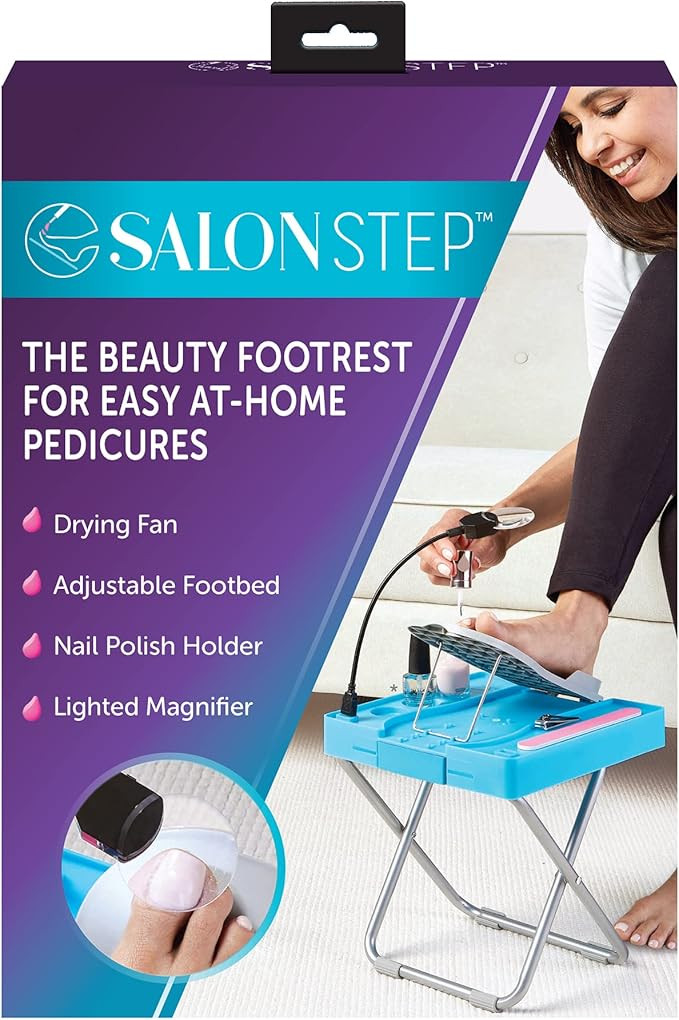 Salon Step The Beauty Footrest for Easy at-Home Pedicures, Treat Your Feet, No More Bending or St... | Amazon (US)