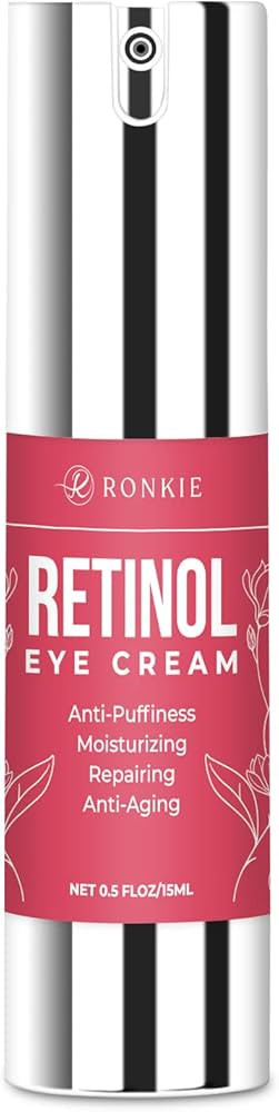 Retinol Eye Cream for Dark Circles and Puffiness, Anti Aging Eye Cream with Hyaluronic Acid and C... | Amazon (US)