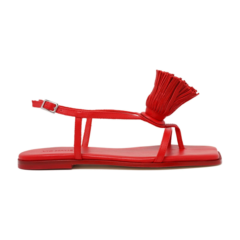 Ledersandalen mit Fransen-Detail | Vic Mati\u00e9 | Damen | Miinto | Miinto DE