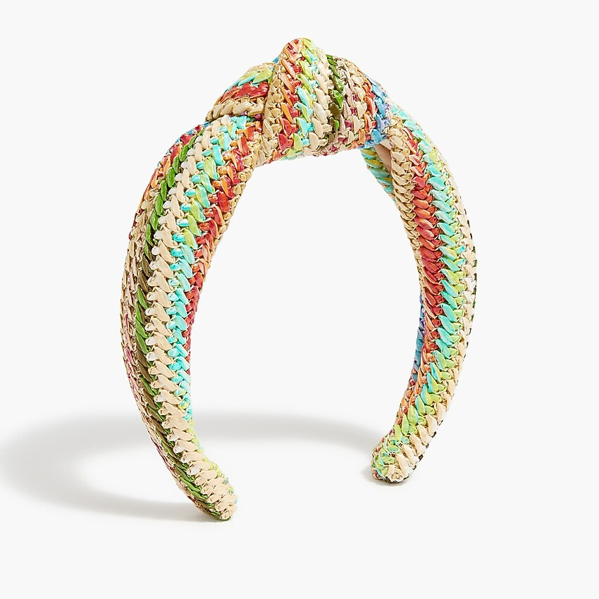 Raffia knot headband | J.Crew Factory