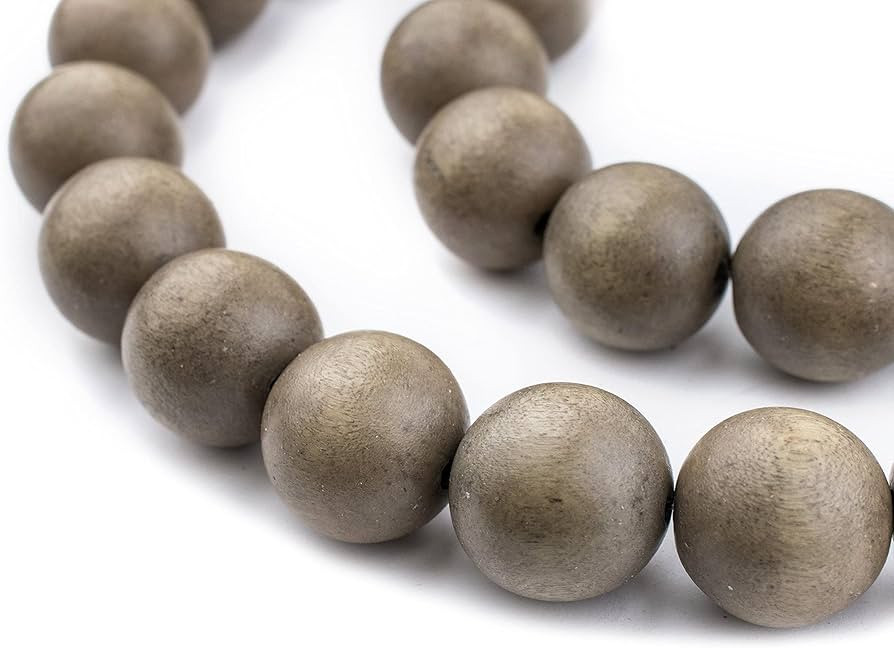 TheBeadChest 20mm Natural Round Wood Beads, Wooden Beads Loose Wood Spacer Beads for DIY Jewelry ... | Amazon (US)