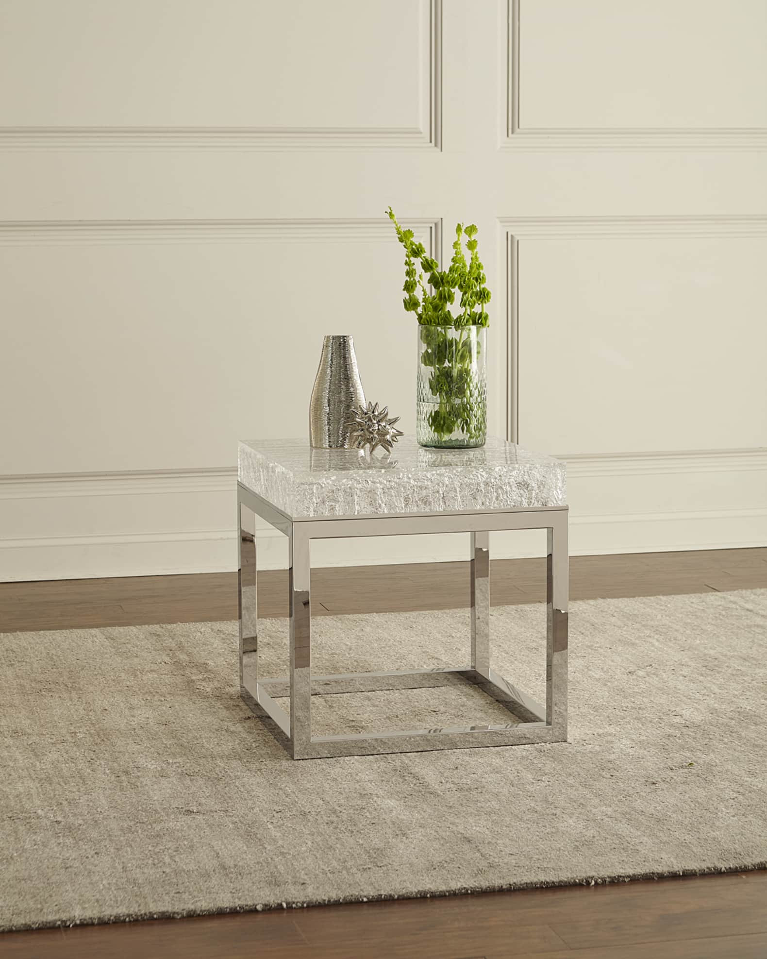 Bernhardt Elsa Ice End Table | Neiman Marcus