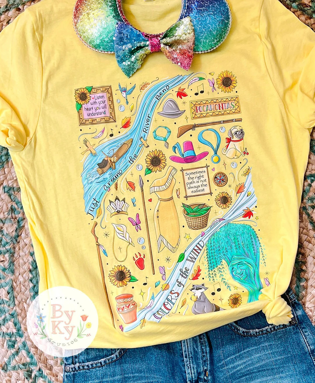 Pocahontas Princess Unisex Jersey Short Sleeve Tee - Etsy | Etsy (US)