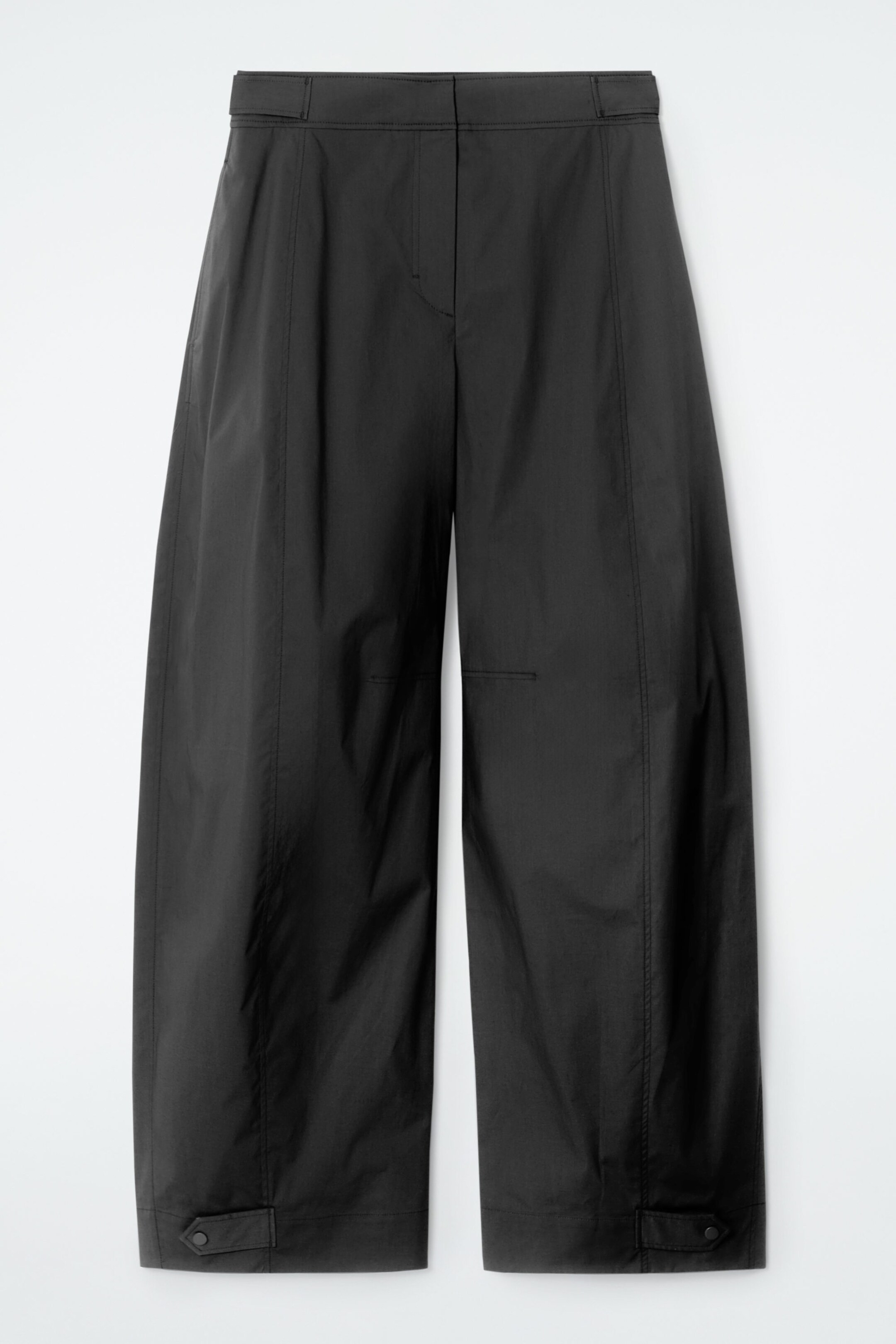 BARREL-LEG UTILITY PANTS - BLACK | COS (AU)