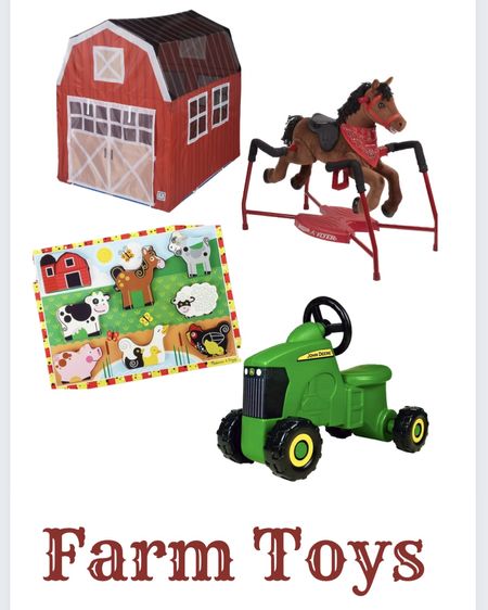 Toddler gift idea, toddler Christmas gift, riding horse, riding tractor, puzzles, tent, kids books, Amazon find, Melissa and Doug, farm, farmer

#LTKkids #LTKGiftGuide #LTKxPrime