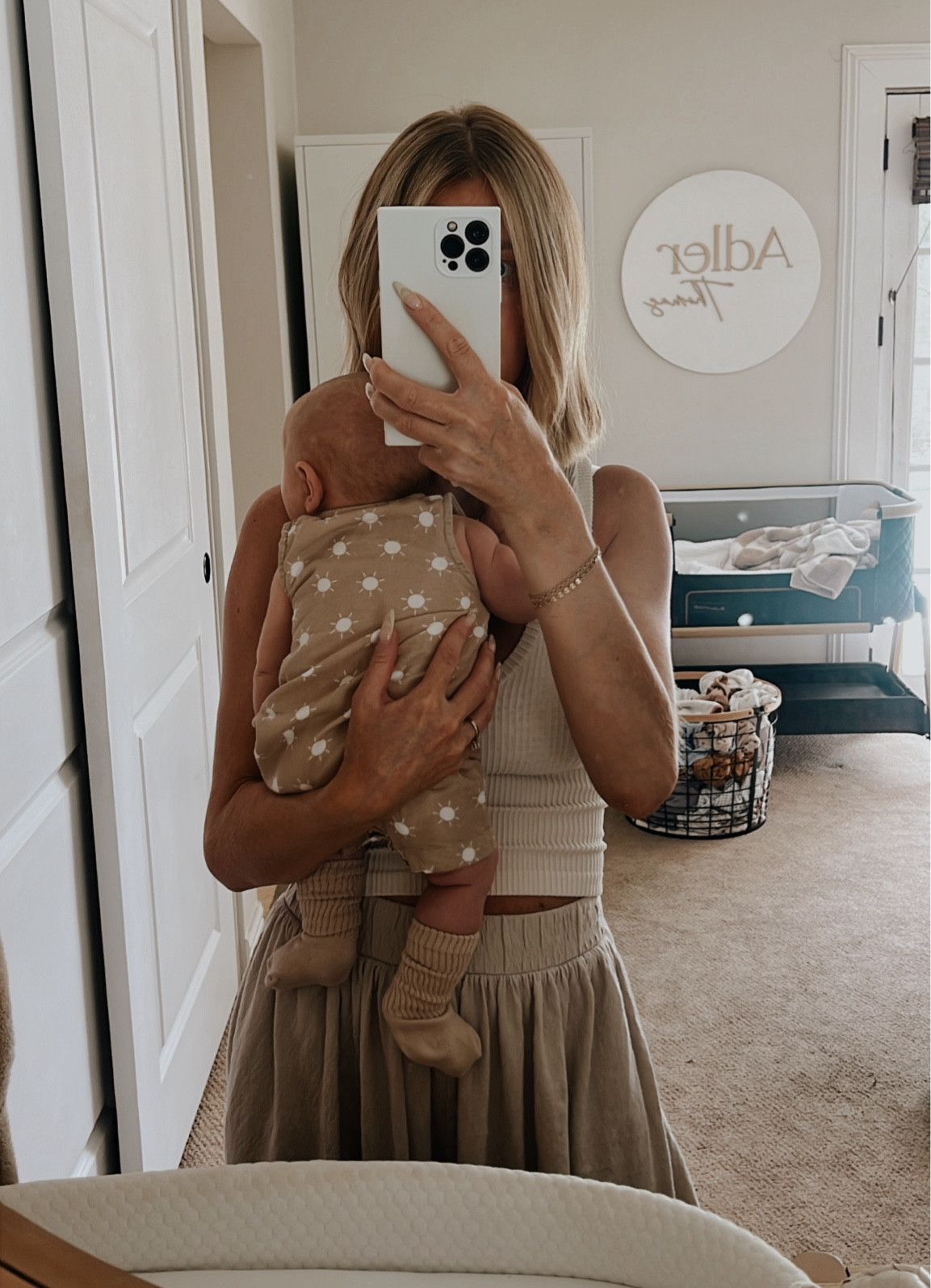 Neutrals keeping me calm 😌

#postpartum 
#baby
#newbornboy
#newborn
#postpartumstyle
#nursingfriendlytops
#freepeople

#LTKFamily #LTKBump #LTKBaby