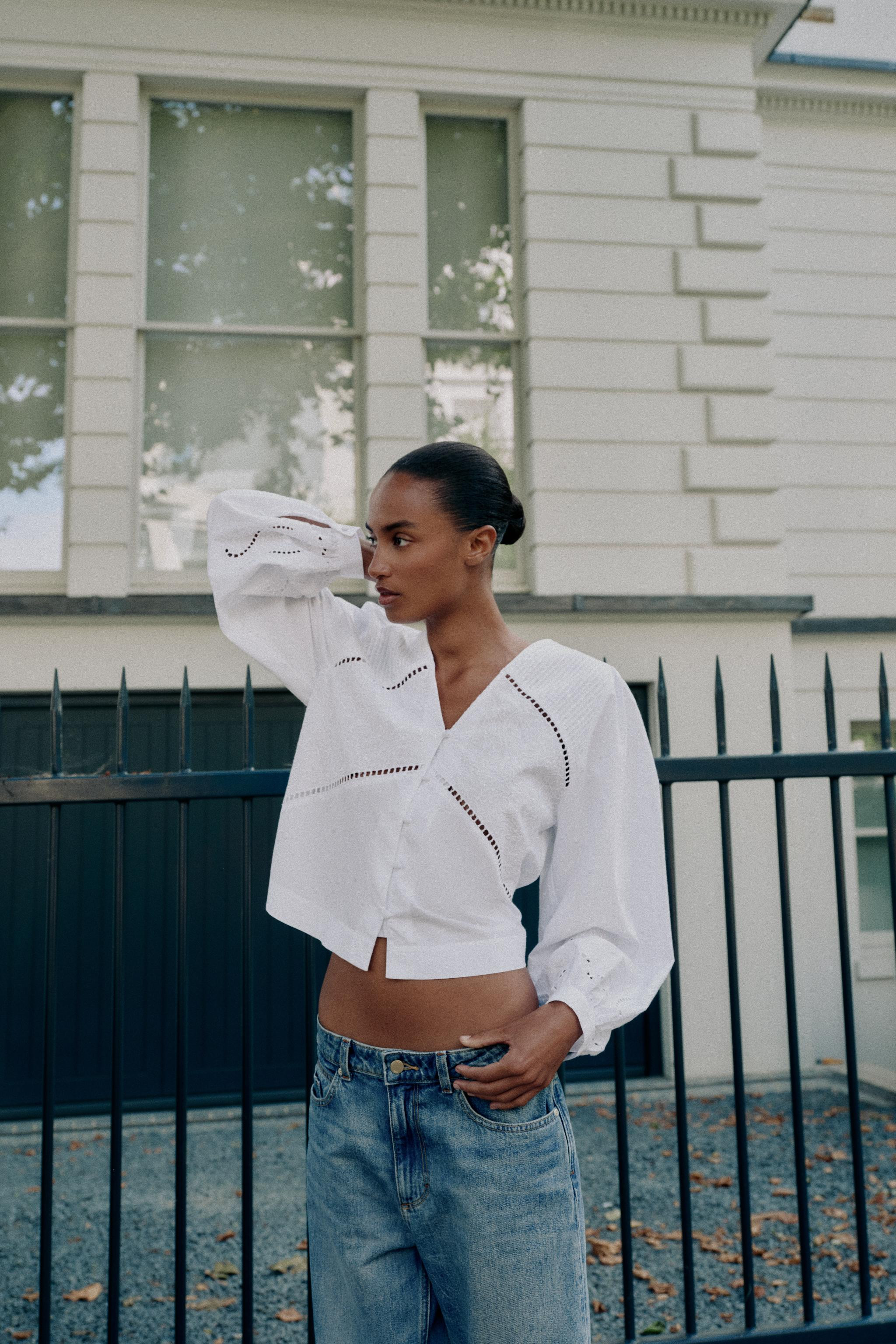 EMBROIDERED POPLIN SHIRT | Zara US
