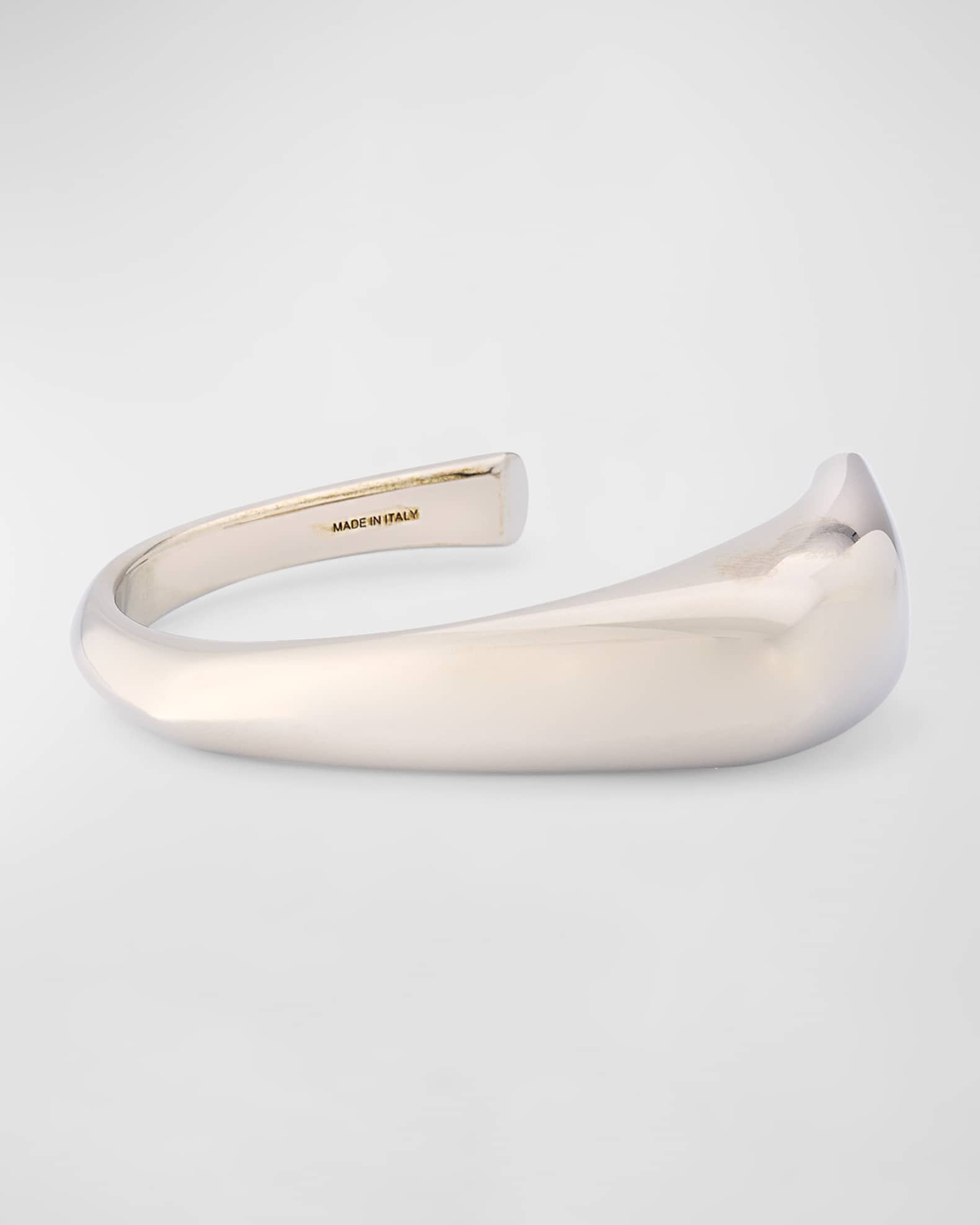 Alexander McQueen Silver-Plated Thorn Cuff Bracelet | Neiman Marcus
