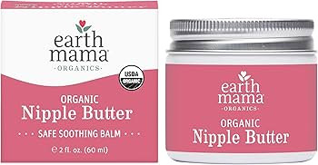 Earth Mama Organic Nipple Butter™ | Nipple Cream Safe for Breastfeeding | Postpartum Essentials... | Amazon (US)