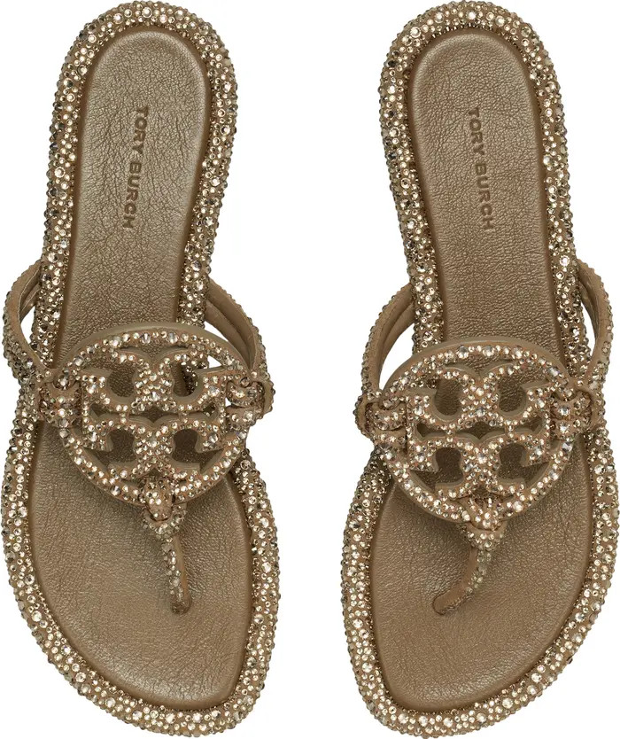Miller Knotted Crystal Sandal (Women) | Nordstrom