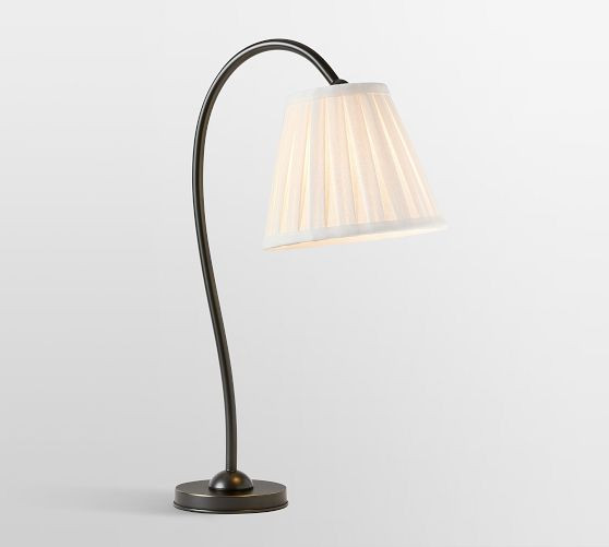 Baylor Pleated Shade Task Table Lamp (20") | Pottery Barn (US)