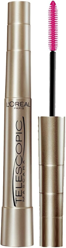 L'Oreal Paris - Máscara de alargamiento de pestañas, maquillaje telescópico original, negro, 8... | Amazon (US)