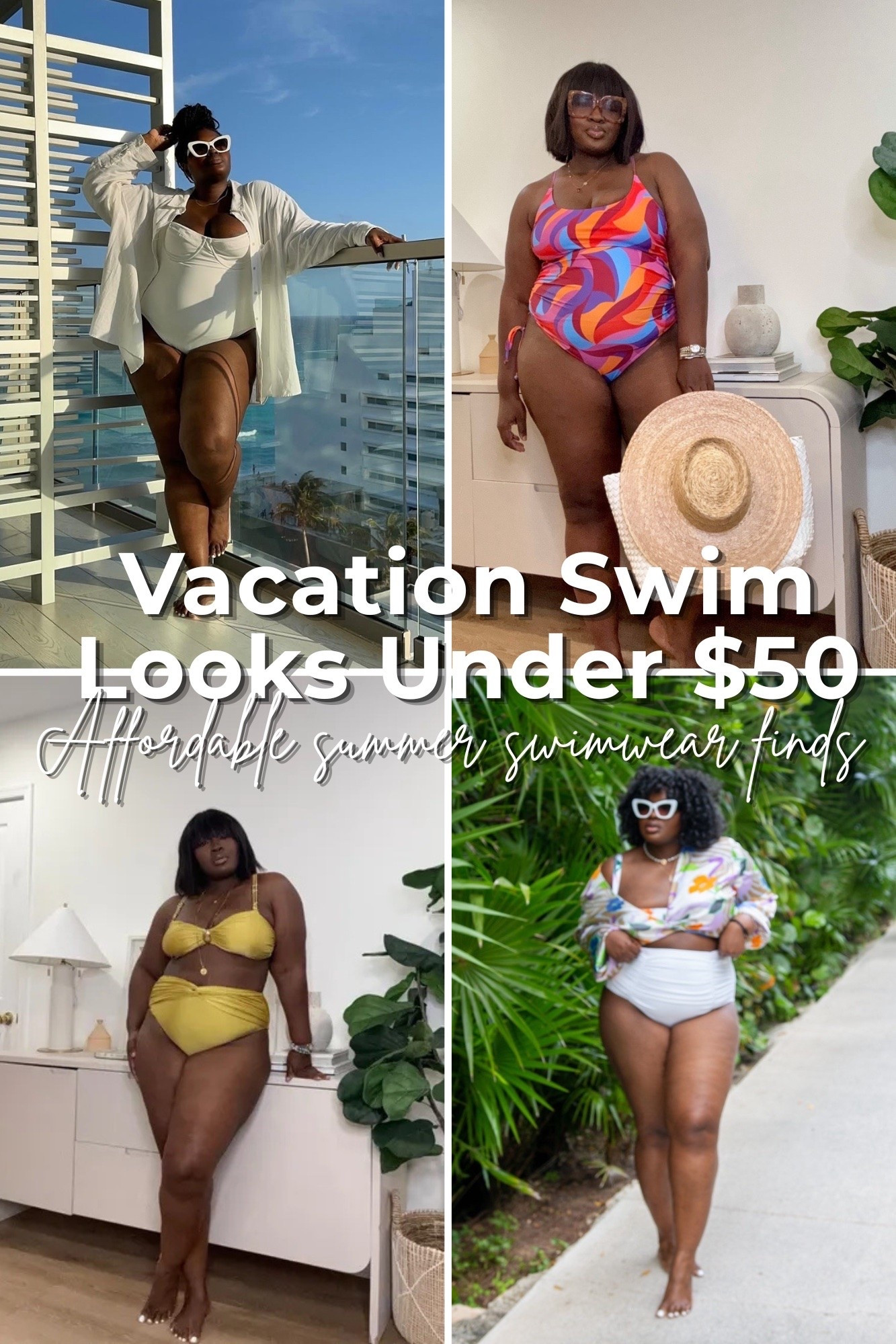 Vacation packing doesn’t have to mean spending a fortune on swimwear. Sharing affordable swimsuit finds under $50 that are perfect for beach days, poolside lounging, and summer getaways. affordable swimsuits under $50, vacation swimwear, summer swimsuit ideas, plus size swimwear, beach vacation outfits, resort wear, budget friendly fashion, swimsuit finds, pool day outfits, summer vacation essentials

#LTKootd #LTKSwim #LTKTravel