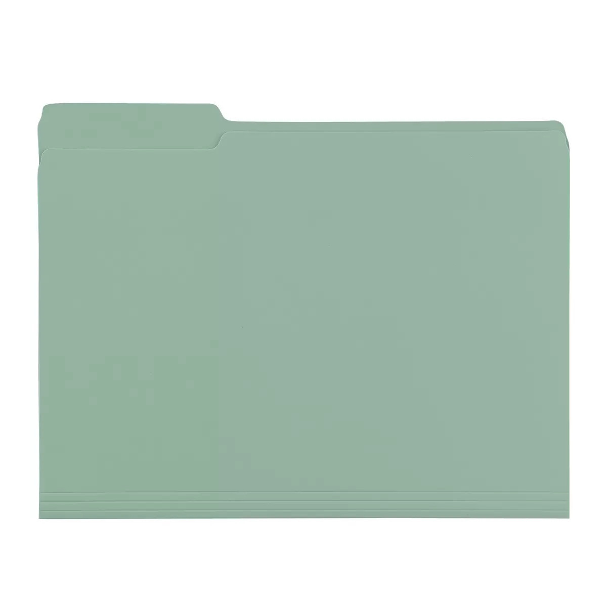 Letter-Size Interior File Folder Sage Green Pkg/6 | The Container Store