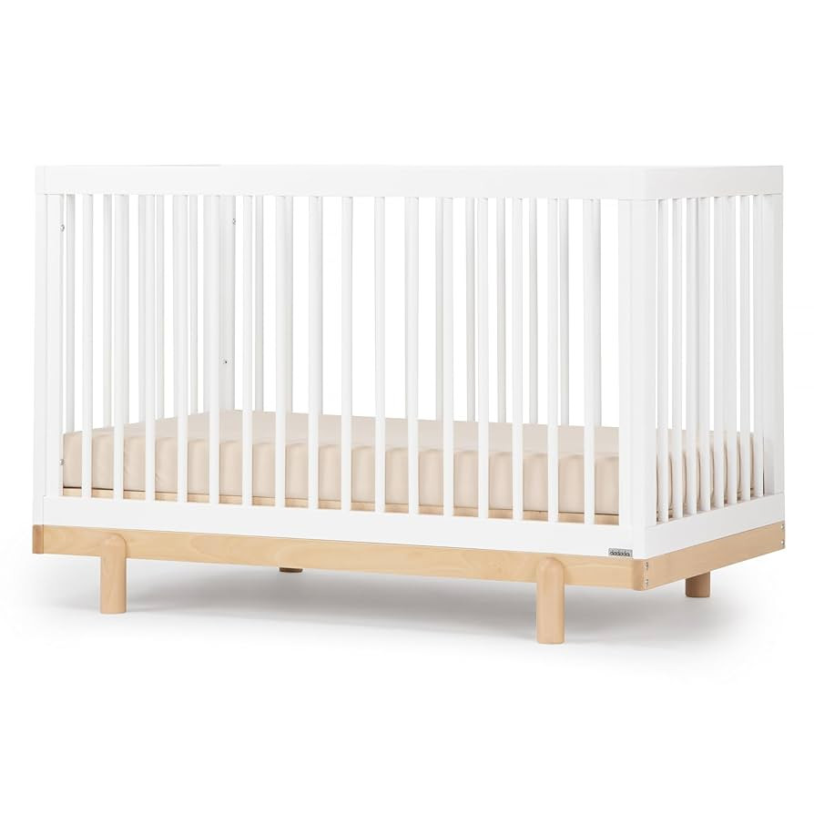 dadada Baby Bliss 4-in-1 Convertible Crib to Toddler Bed & Floor Bed – Made in Italy, GREENGUAR... | Amazon (US)