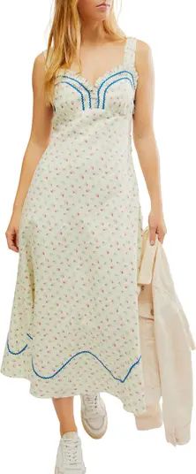 Free People Sweethearts Tie Back Sleeveless Maxi Dress | Nordstrom | Nordstrom