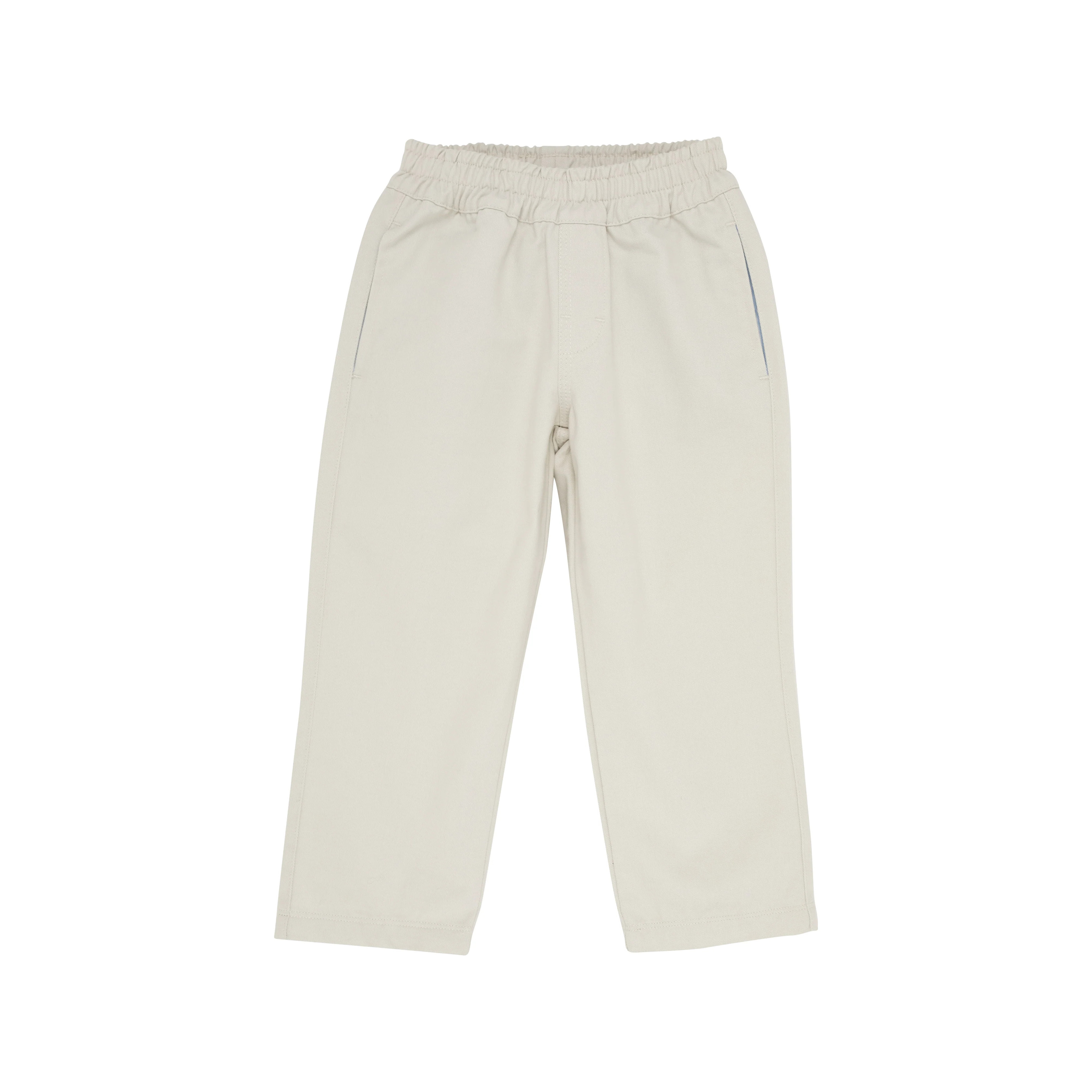 Sheffield Pants - Saratoga Stone with Saratoga Stone Stork | The Beaufort Bonnet Company