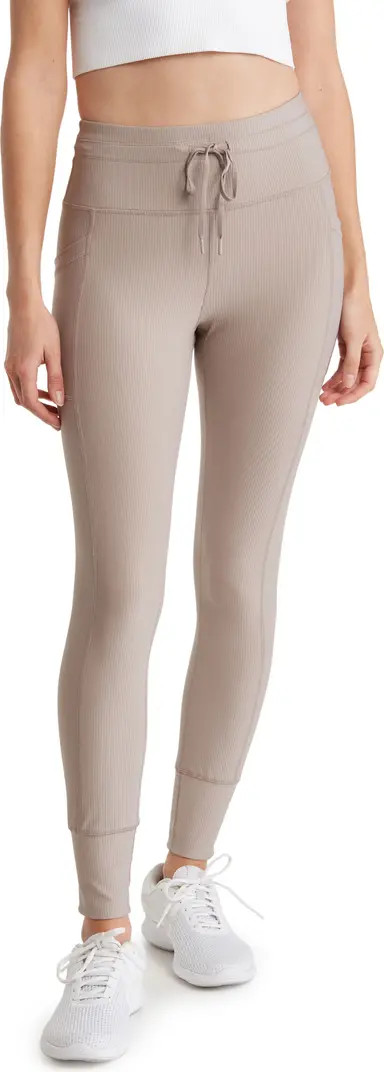 High Rise Interlink Ribbed Joggers | Nordstrom Rack