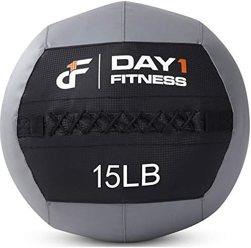 Day 1 Fitness Soft Wall Ball – 9 Weight and 3 Color Options - Large Durable Balls for Floor Exe... | Amazon (US)
