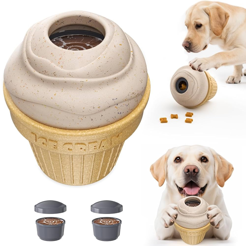 Dog Frozen Treat Toy, Long-Lasting Chew Toy for Aggressive Chewers, Fillable & Freezable Interact... | Amazon (US)