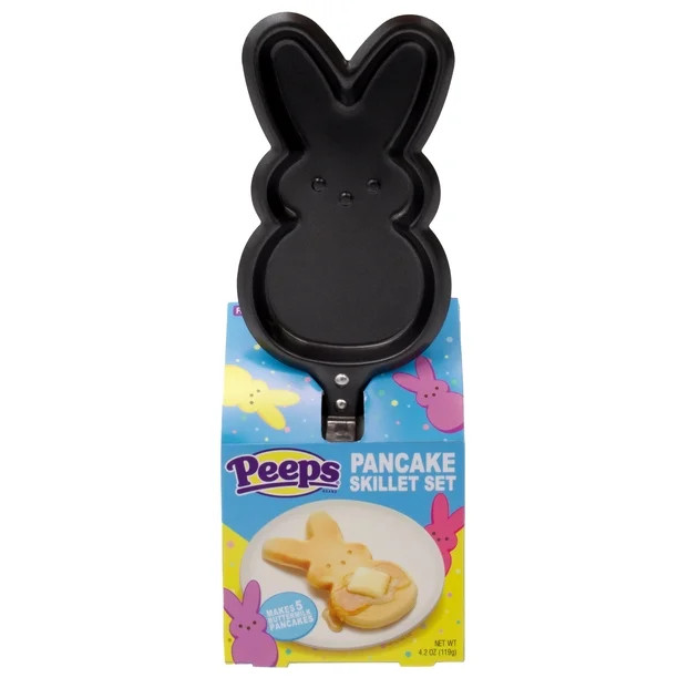 Frankford, Peeps Buttermilk Pancake Bunny Skillet Gift Set, Easter, 4.2oz | Walmart (US)