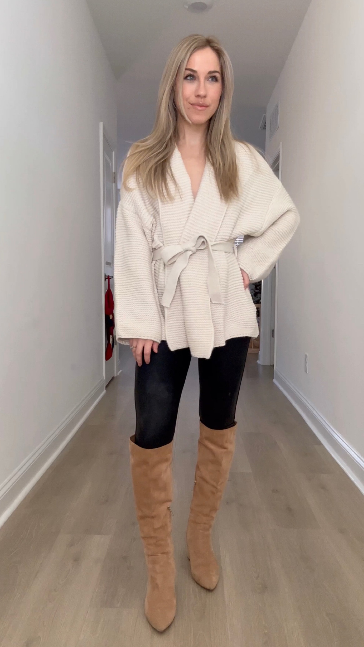 Wrap cardigan 
Cardigan sweater collared
Wrap tie outfit 
Fall outfit 

#LTKSeasonal #LTKstyletip #LTKfindsunder100