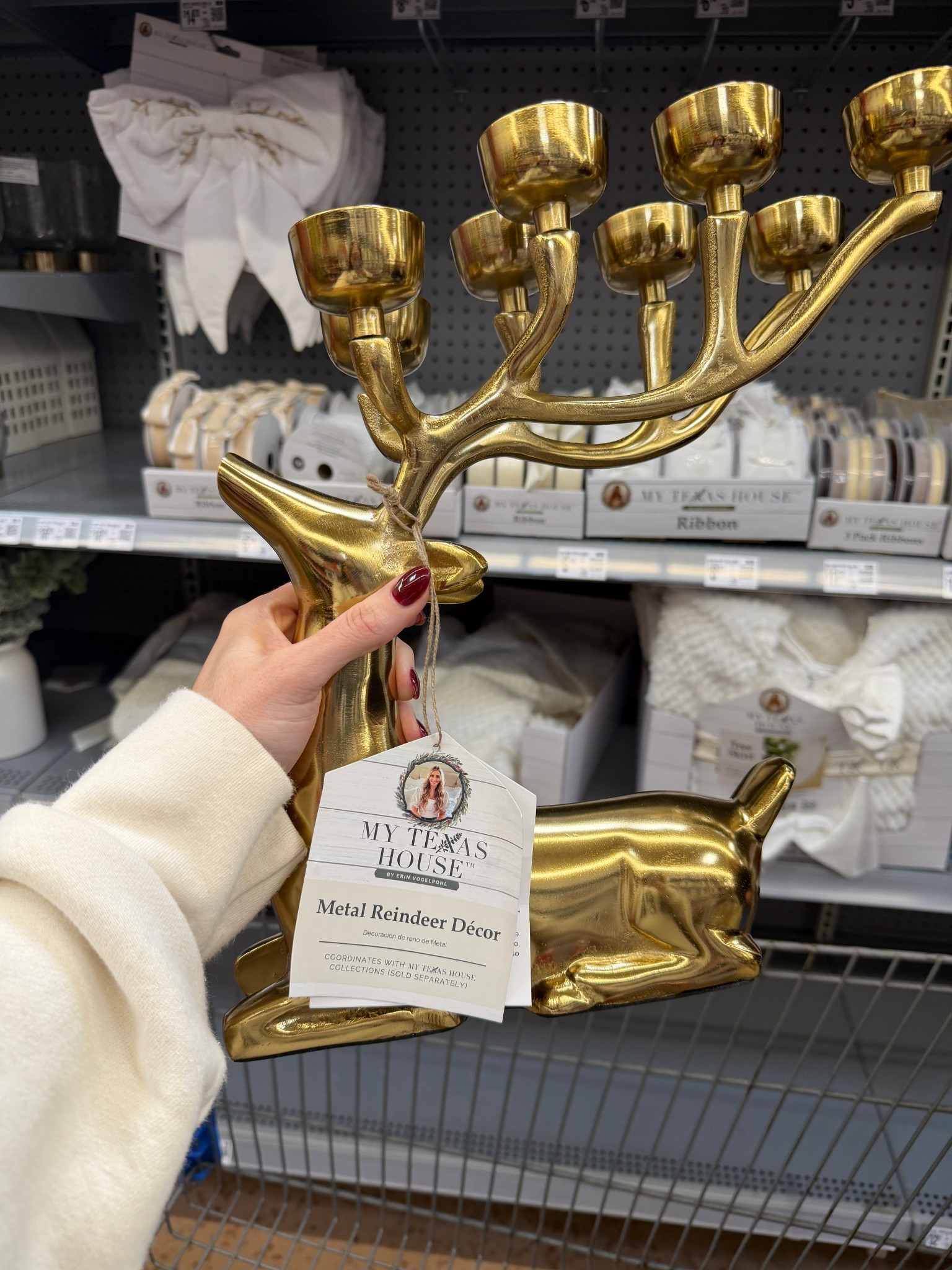 Christmas golden reindeer candle holder.

Traditional Christmas. Classic Christmas. Gold Christmas decor. 

#LTKHome #LTKHoliday