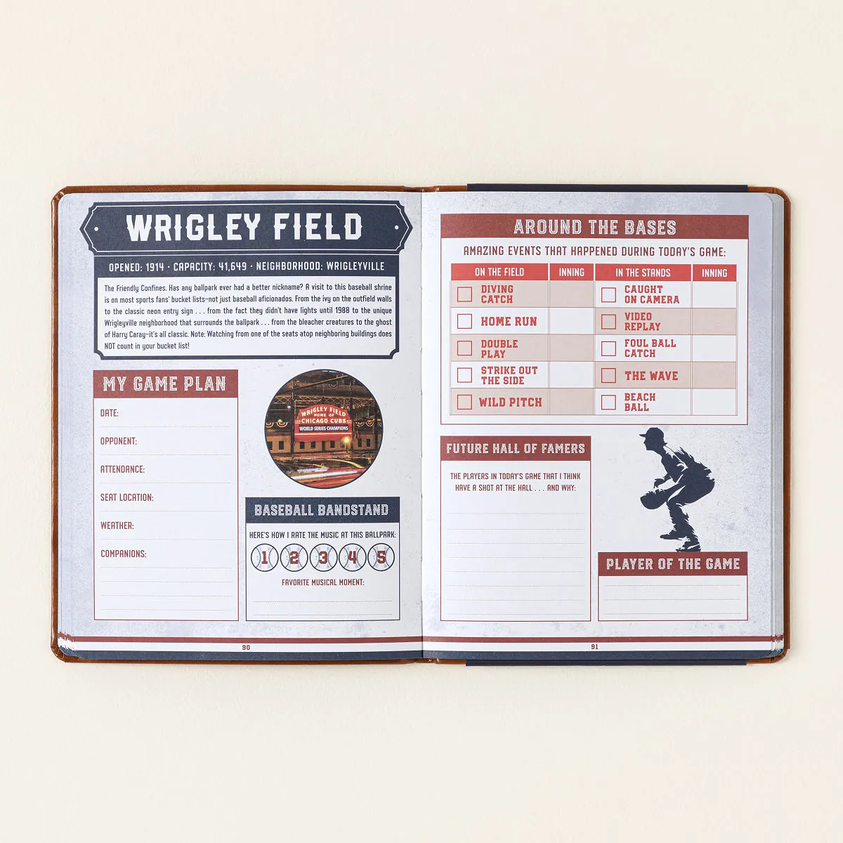 Ballpark Bucket List Journal | UncommonGoods