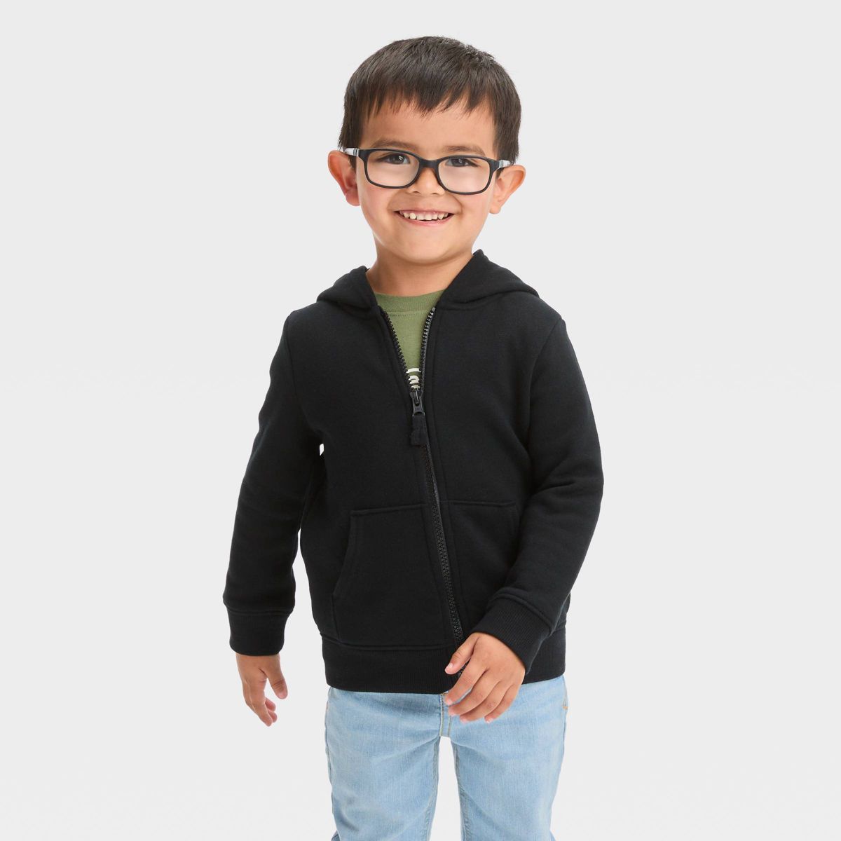 Toddler Boys' Zip-Up Hoodie Sweatshirt - Cat & Jack™ | Target