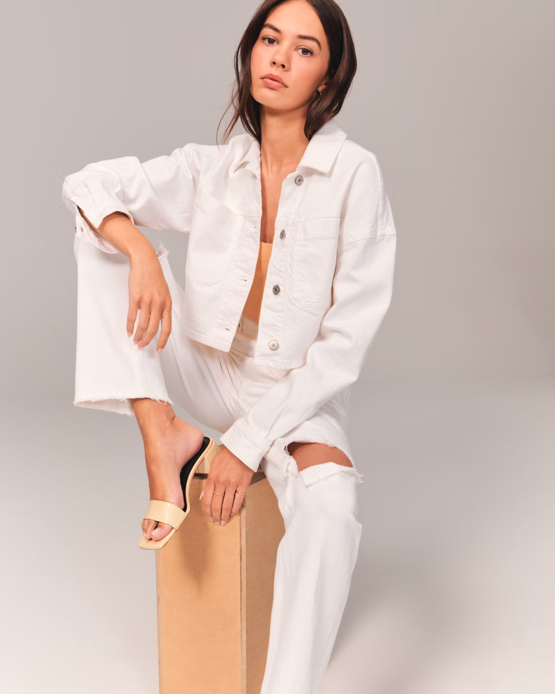 Ultra High Rise 90s Straight Jeans | Abercrombie & Fitch (US)