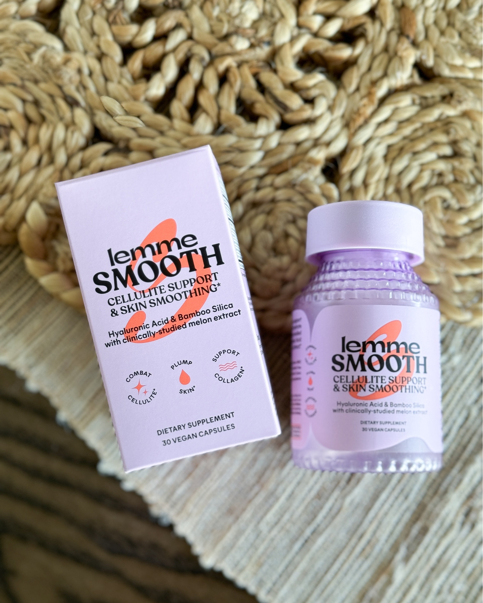 Combat cellulite, support collagen synthesis and promote plump, hydrated skin from the inside out with clinically-studied SOD Dimpless® (French Melon Extract), Hyaluronic Acid,
Bamboo Silica and Bromelain. 

Vitamins - Health - Wellness - Cellulite - Skincare - Lemme  

#LTKActive #LTKFitness