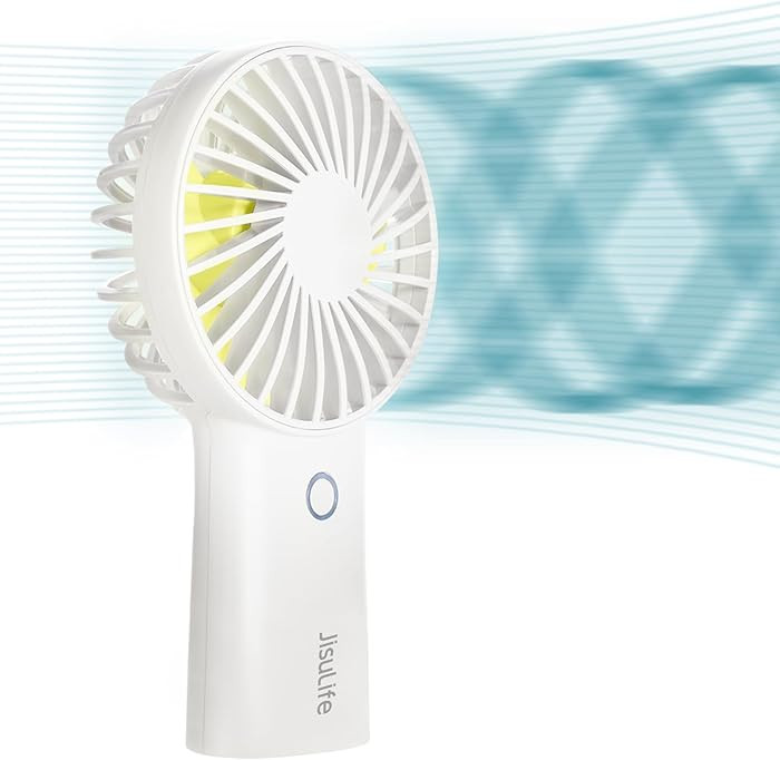 JISULIFE Handheld Fan [20H Max Cooling Time] 4000mAh USB Rechargeable, Battery Operated Portable ... | Amazon (US)