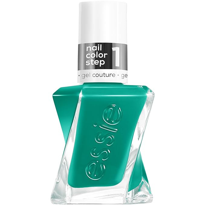 essie Gel Couture Nail Polish, Long Lasting Green Nail Polish, Vegan, Dopamine Rush, 0.46 fl oz | Amazon (US)