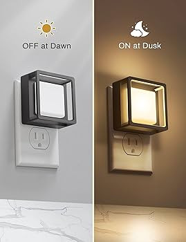 DORESshop LED Night Light, Night Lights Plug Into Wall [2 Pack] with Dusk-to-Dawn Sensor, Dimmabl... | Amazon (US)