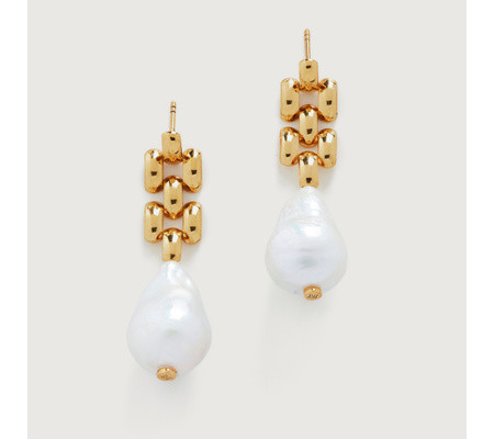 Heirloom Baroque Pearl Earrings | Monica Vinader (US)