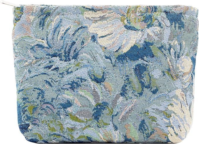 Makeup Bags for Purse Zipper Cosmetic Pouch Large Travel Canvas Make Up Organizer Tool Pouch for ... | Amazon (US)