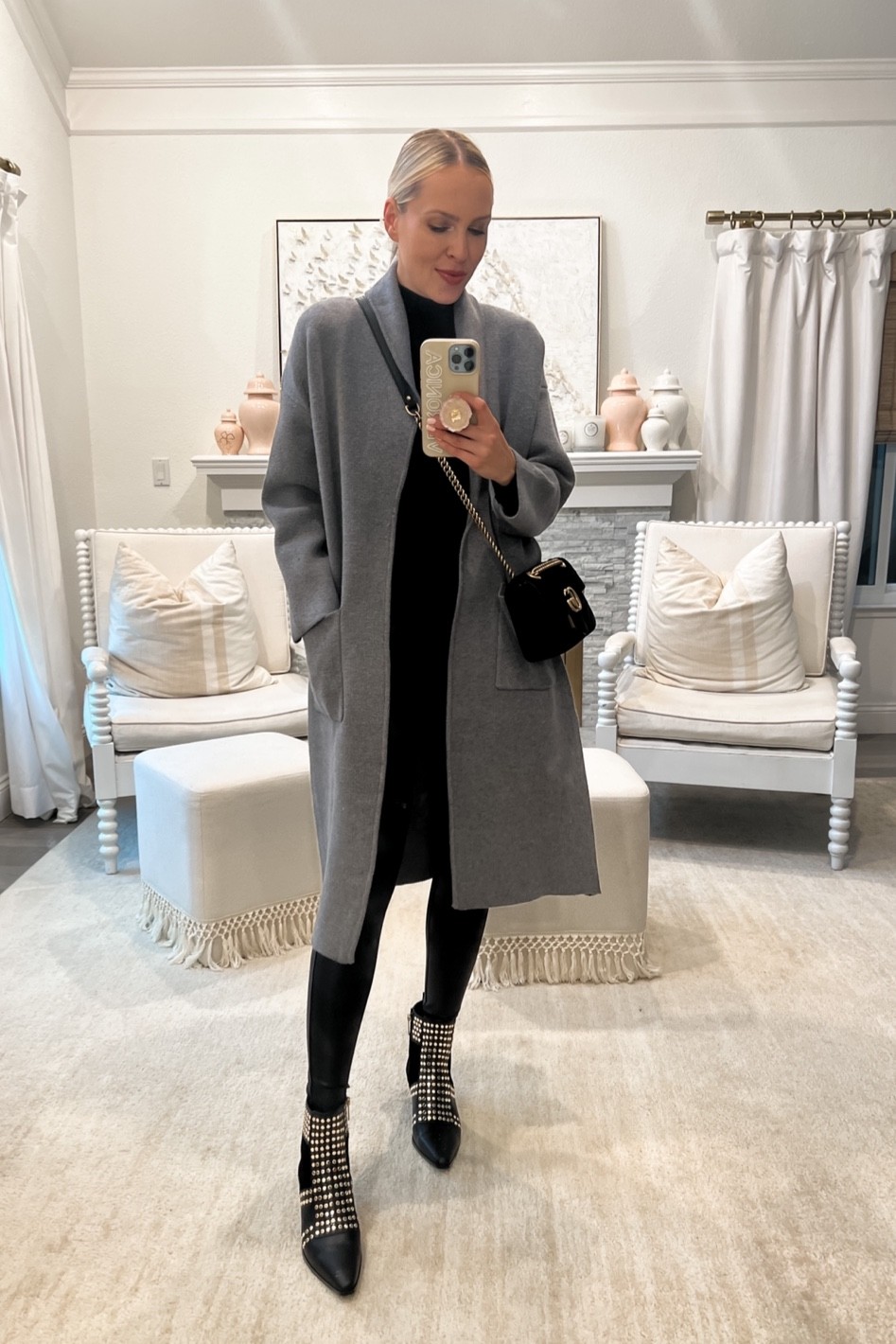 Mango coatigan. Fall style  

Use code VERONICAXSPANX for my leggings 

#LTKshoecrush #LTKSeasonal #LTKstyletip