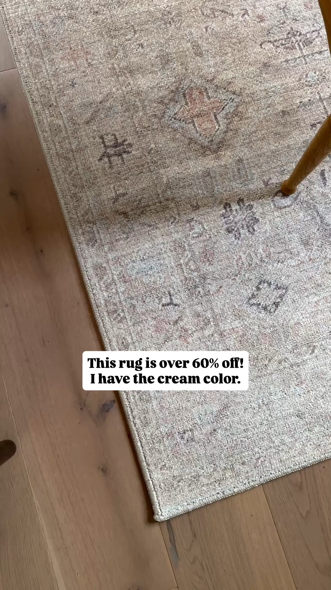 This rug is one of my favorite purchases recently and is on sale for over 60% off right now for a 6 x 9. I have the cream color. Also, the sofa and coffee table are also a major sale.￼￼

#LTKSaleAlert #LTKHome