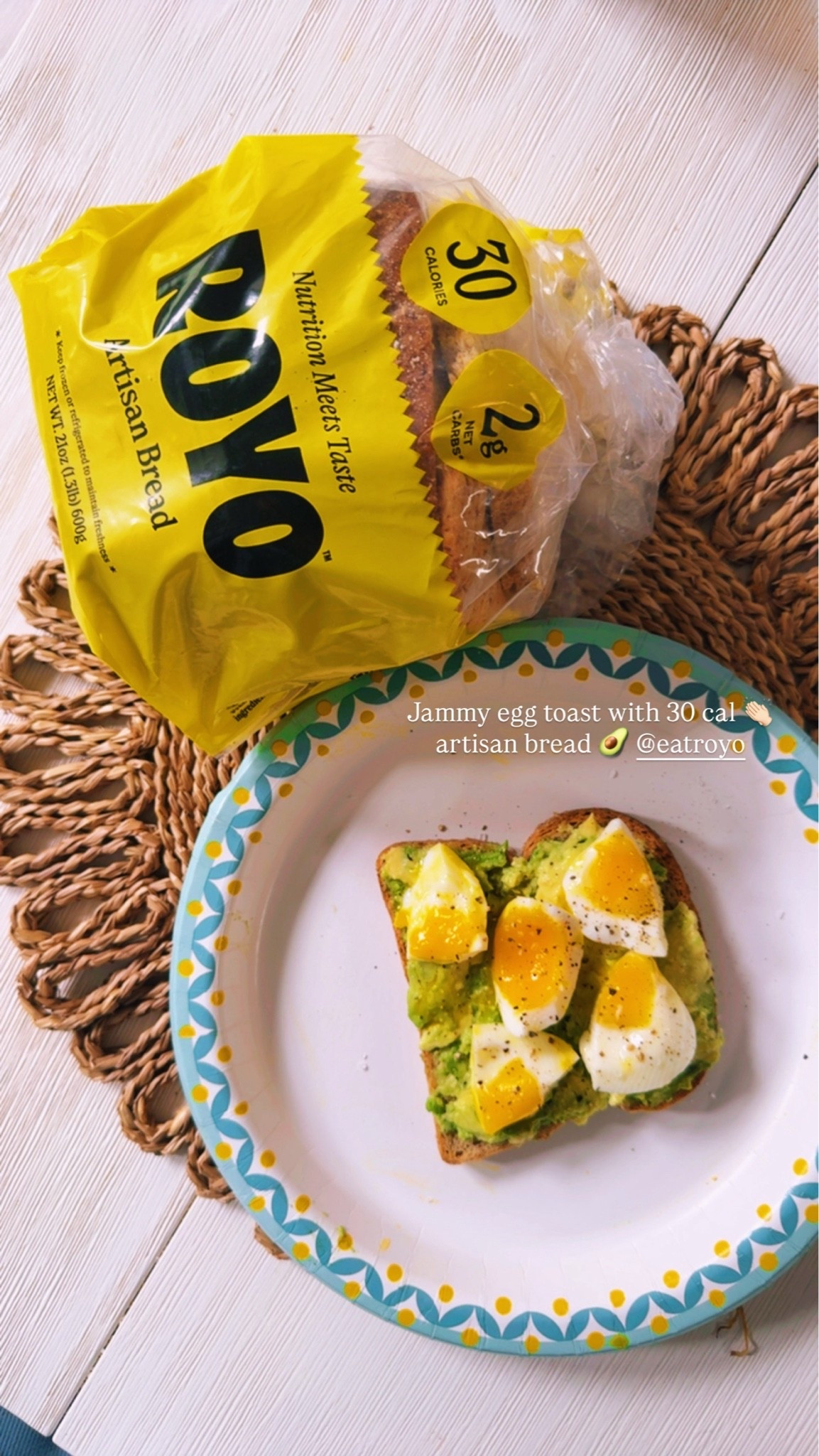 Royo bread, breakfast, low cal bread

#LTKActive #LTKfoodie #LTKmorningroutine