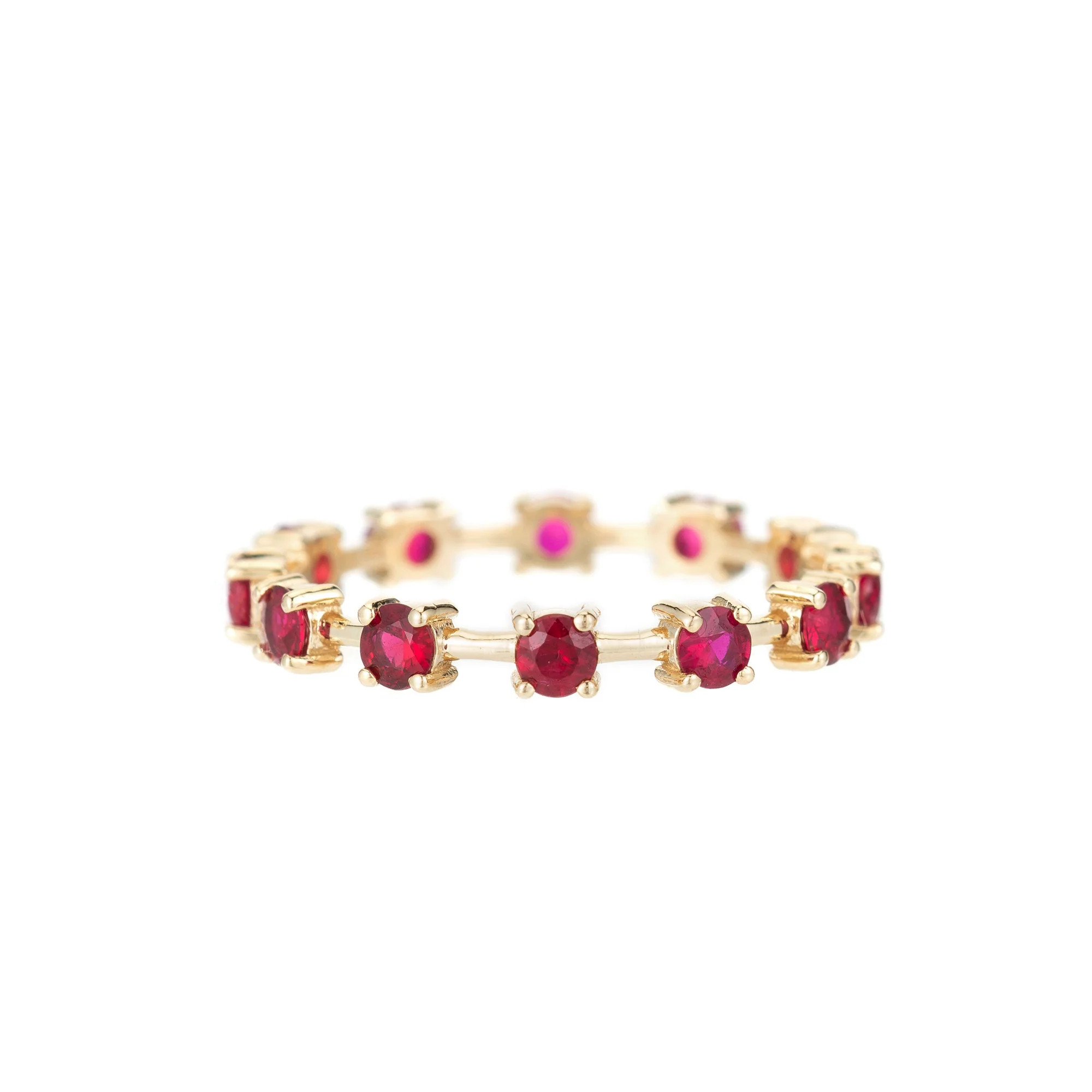 Ruby Tennis Eternity Band | Ariel Gordon Jewelry