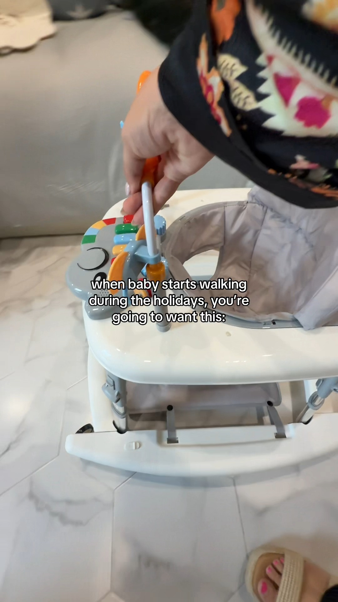 Baby walker days are here, and this one has music, a fun play, and a foldable design for easy storage. Such a fun pick for keeping babies entertained while they practice those first steps. 

 #LTKmomlife #LTKSaleAlert #LTKBaby