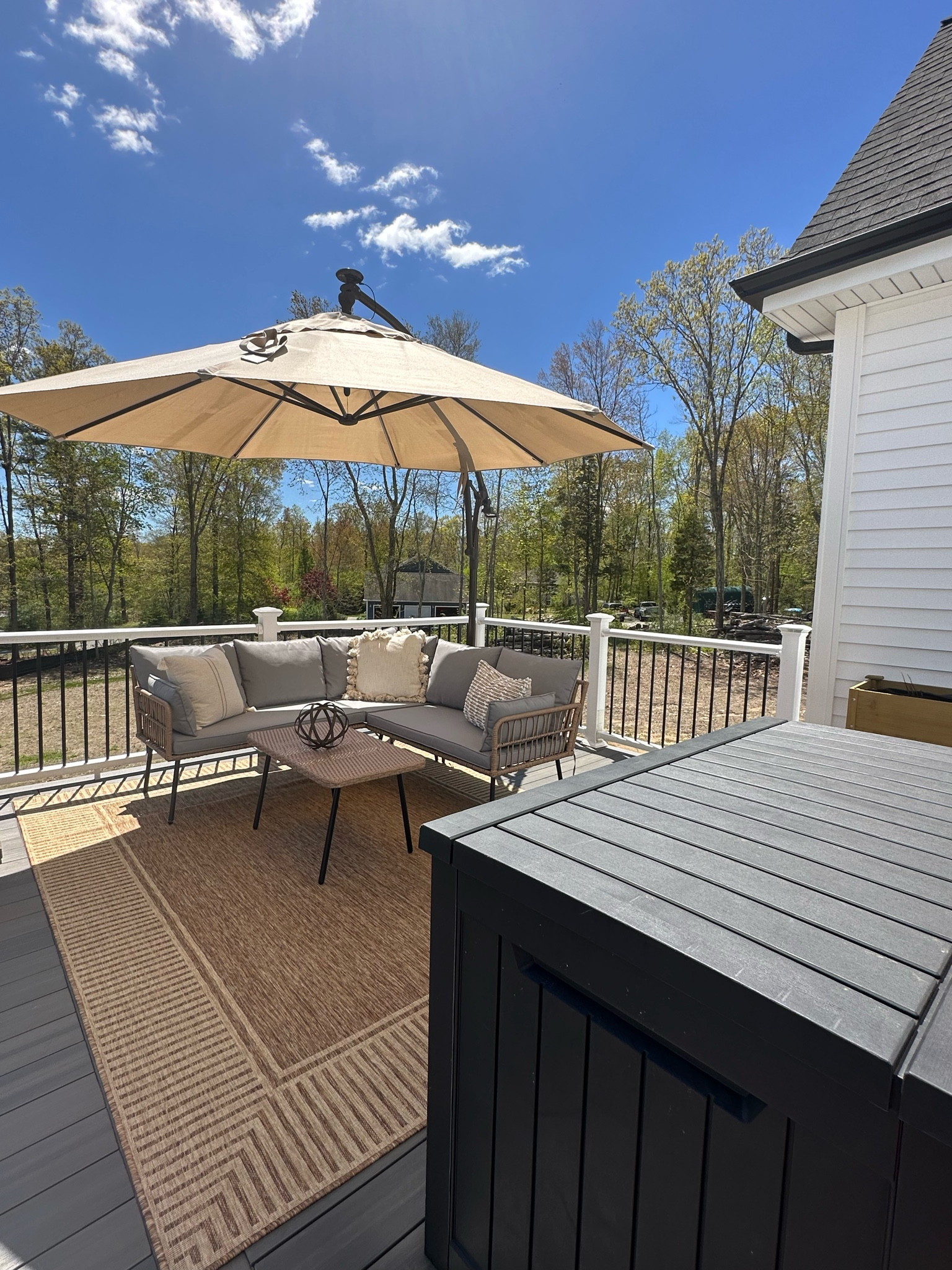 Shop my deck patio set

Storage deck box that can fit so many cushions keeping them safe from the elements and my L-shape patio set with table. I love the beige and gray together. 

Deck, outdoor living, storage box, container, outside decor, neutral home style 

#LTKSeasonal #LTKhome #LTKFind