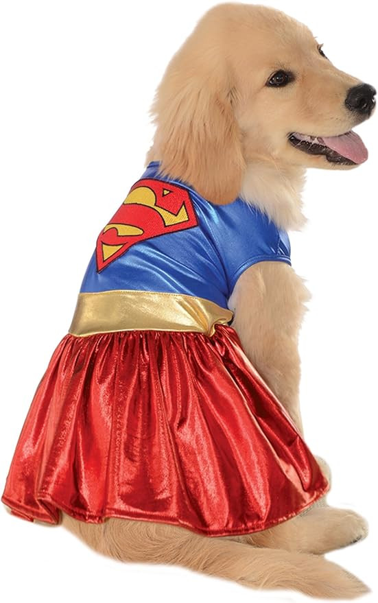 DC Comics Pet Costume, Medium, Supergirl | Amazon (US)