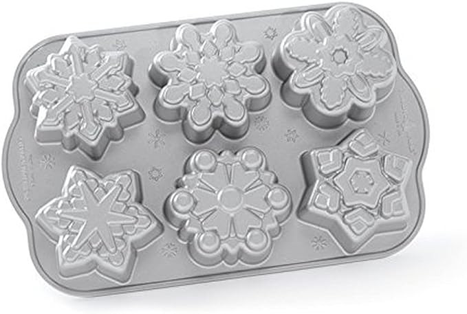 Nordic Ware Frozen Snowflake Cakelet Pan | Amazon (US)