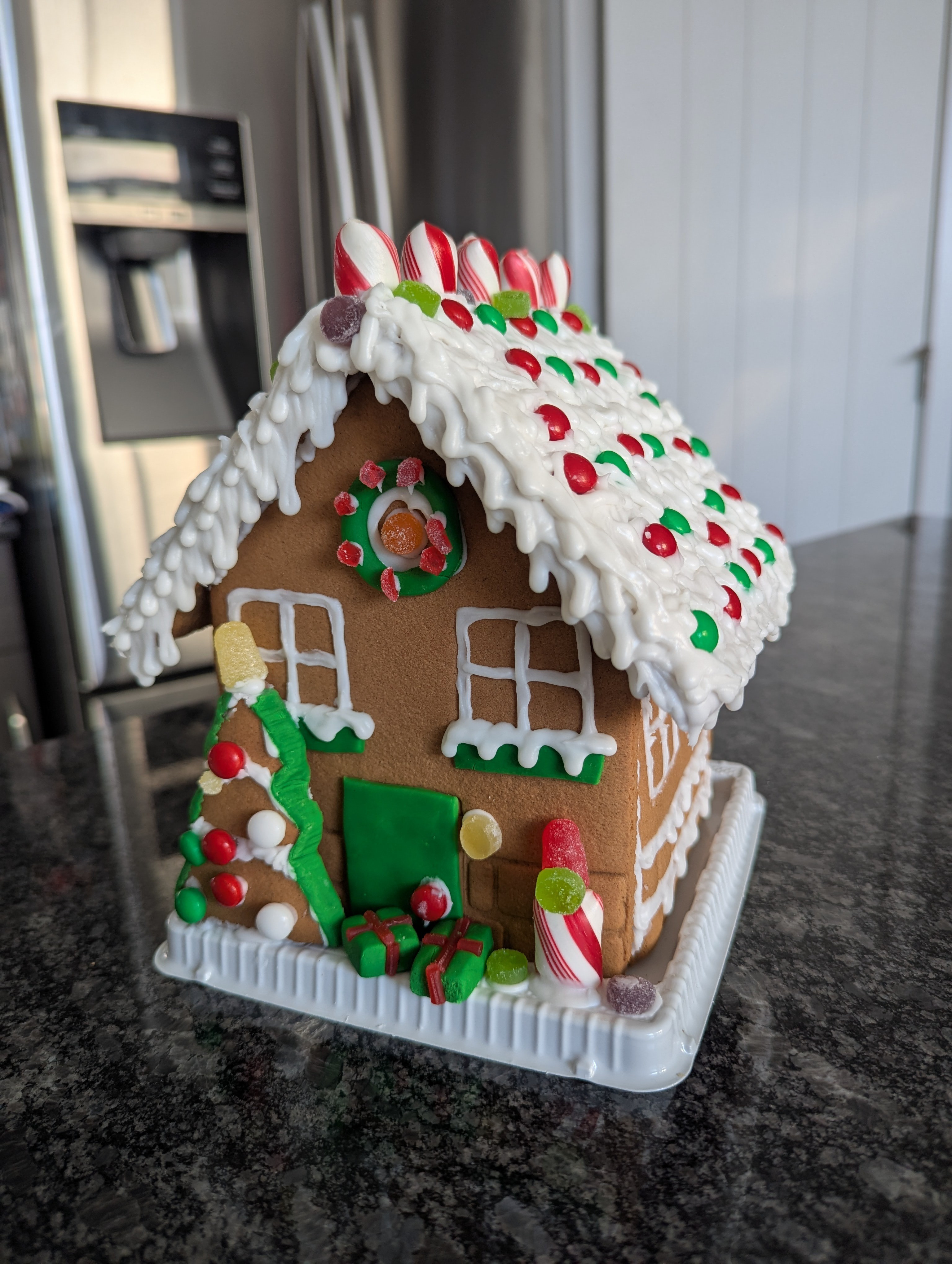 Family time making gingerbread house ❤️. It's a tradition at our house. 

#LTKcanada #LTKwinter #LTKkids