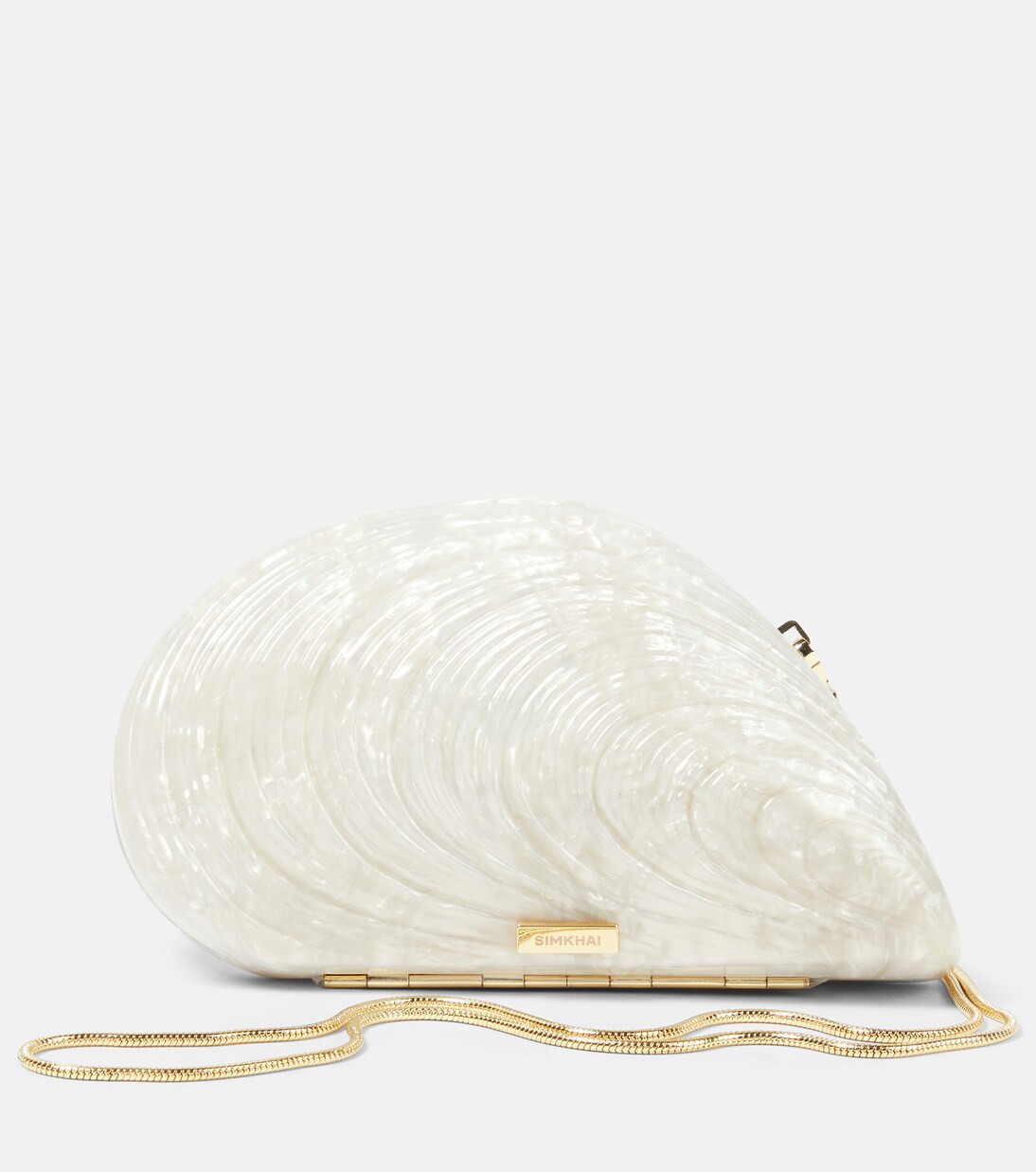Bridal Bridget Pearl shell clutch | Mytheresa (UK)