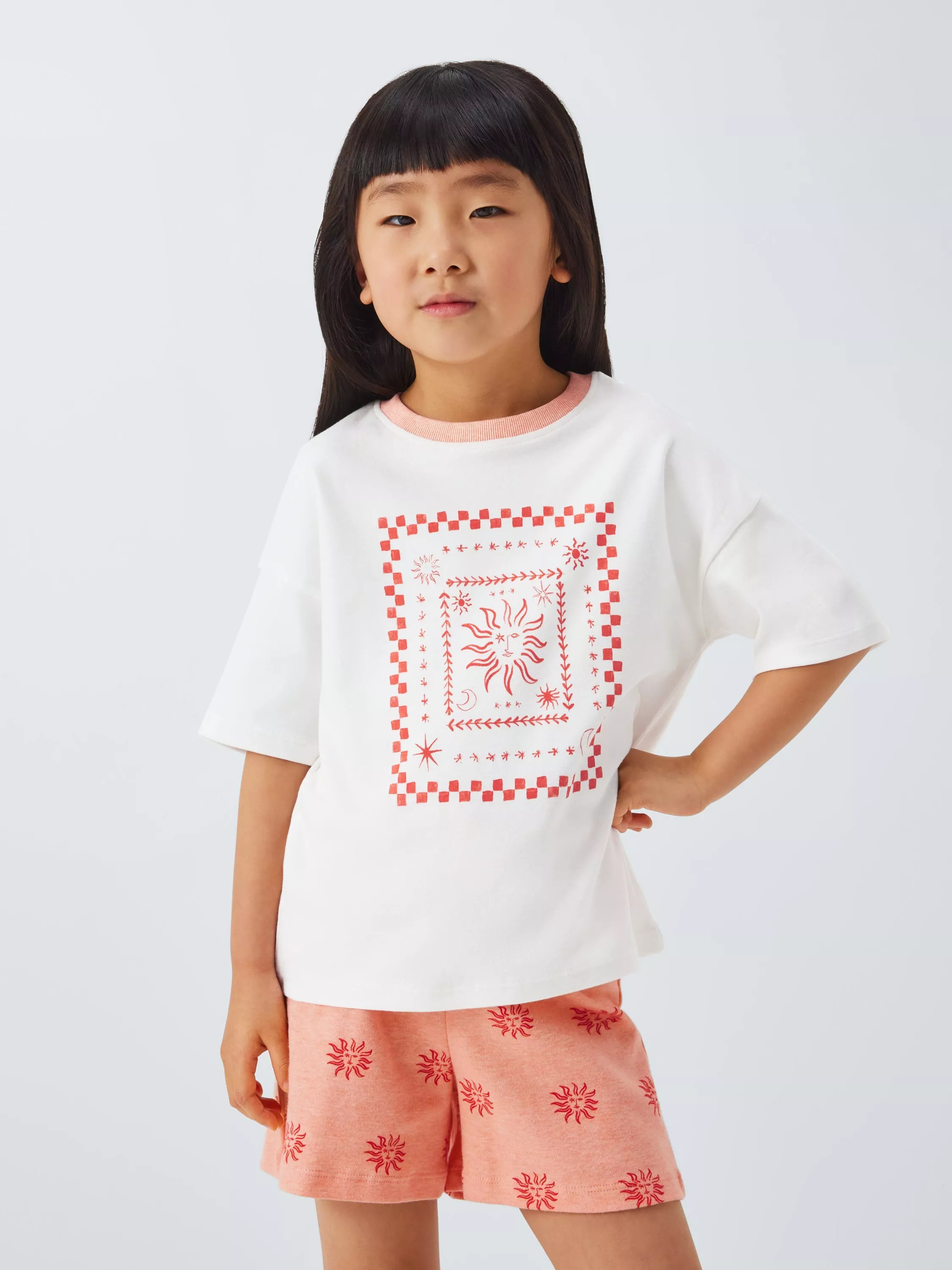 John Lewis Kids' Sunshine Motif Pyjamas, Multi | John Lewis (UK)